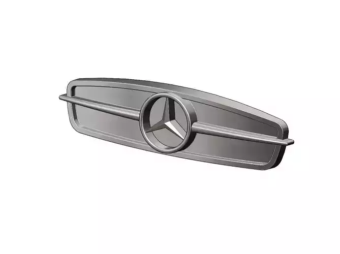 Mercedes 300SL gullwing front grille relief ornament