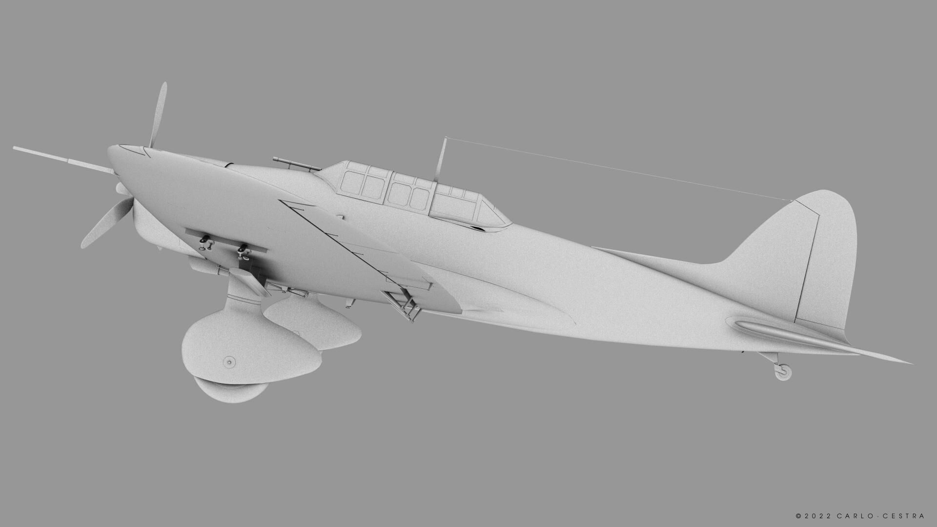 D3A1 - not rigged Low-poly 3D model_26