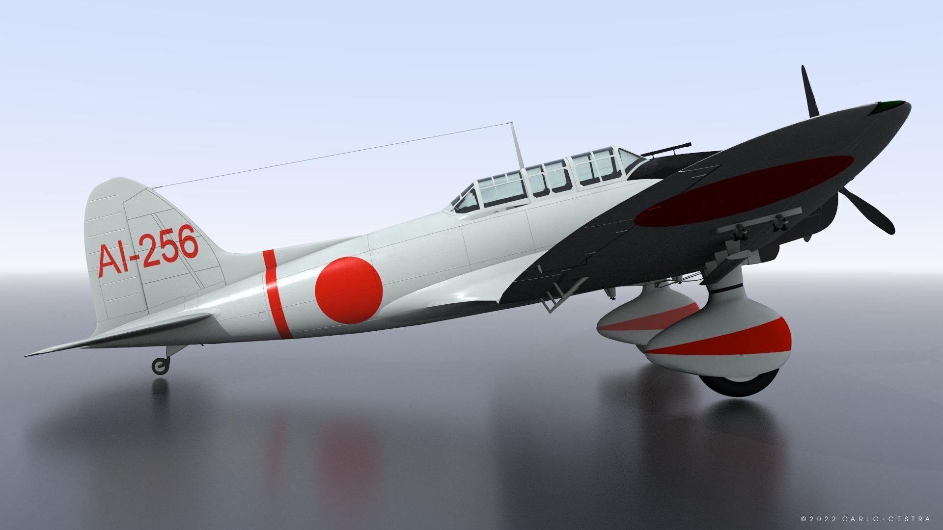 D3A1 - not rigged Low-poly 3D model_10