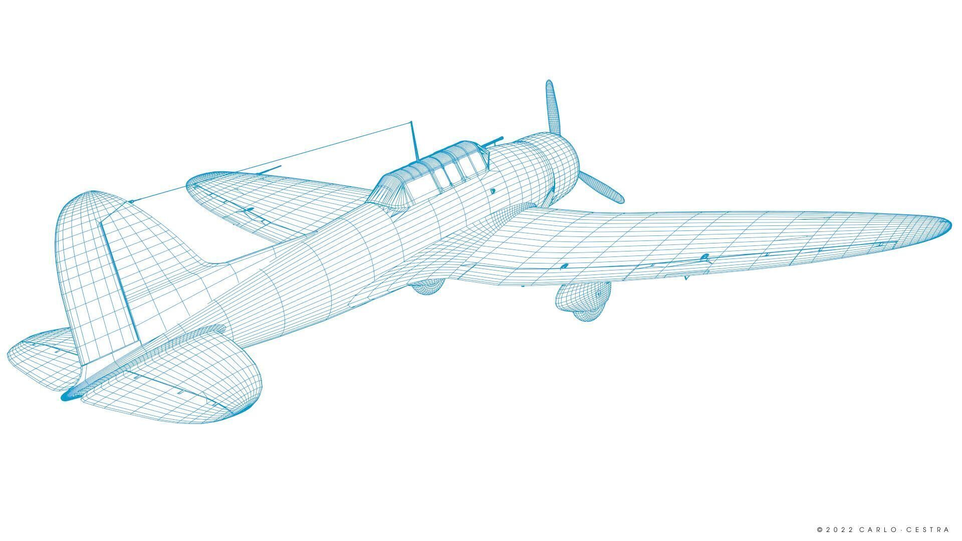 D3A1 - not rigged Low-poly 3D model_32