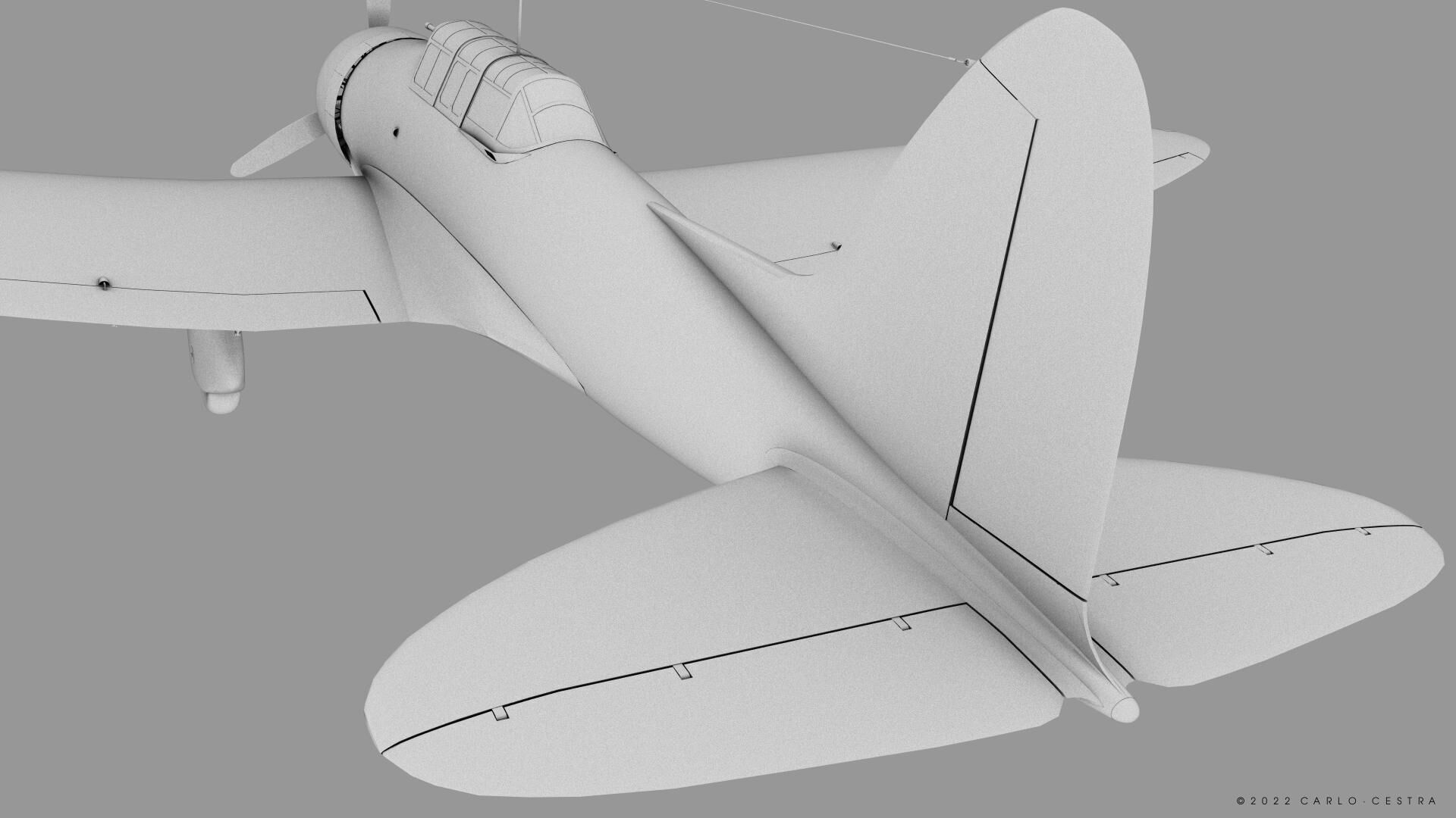 D3A1 - not rigged Low-poly 3D model_22