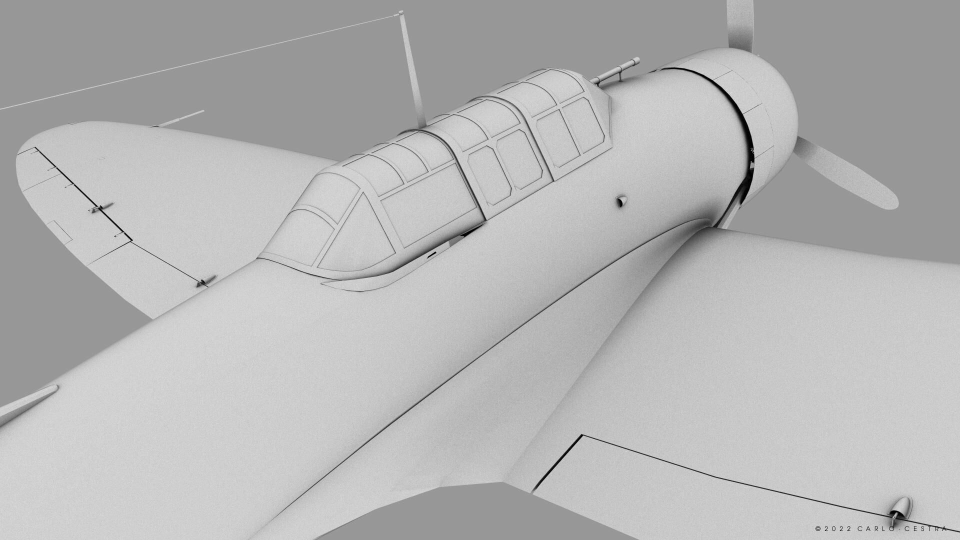 D3A1 - not rigged Low-poly 3D model_21