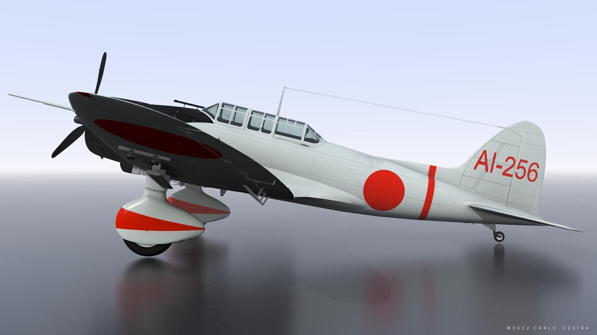 D3A1 - not rigged Low-poly 3D model_11