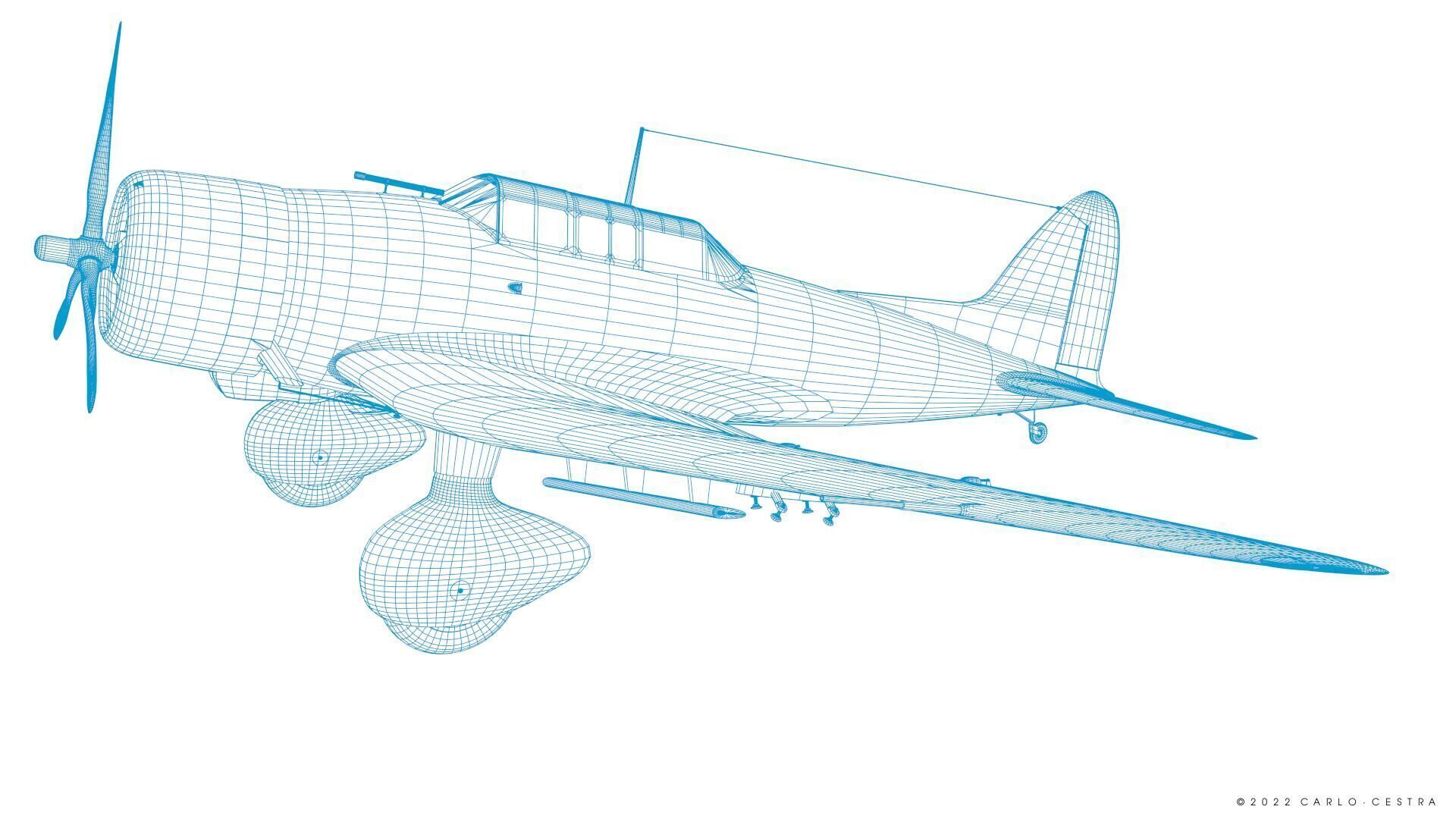 D3A1 - not rigged Low-poly 3D model_34