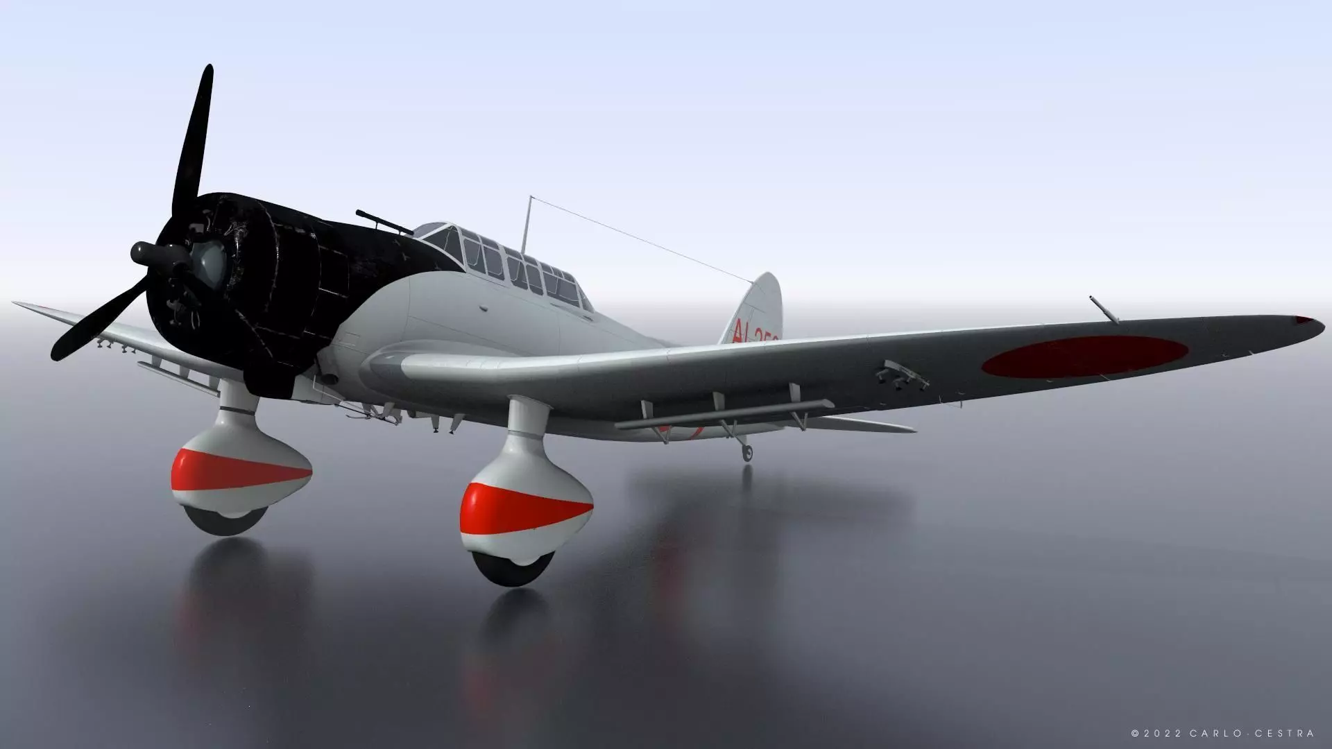 D3A1 - not rigged Low-poly 3D model_0