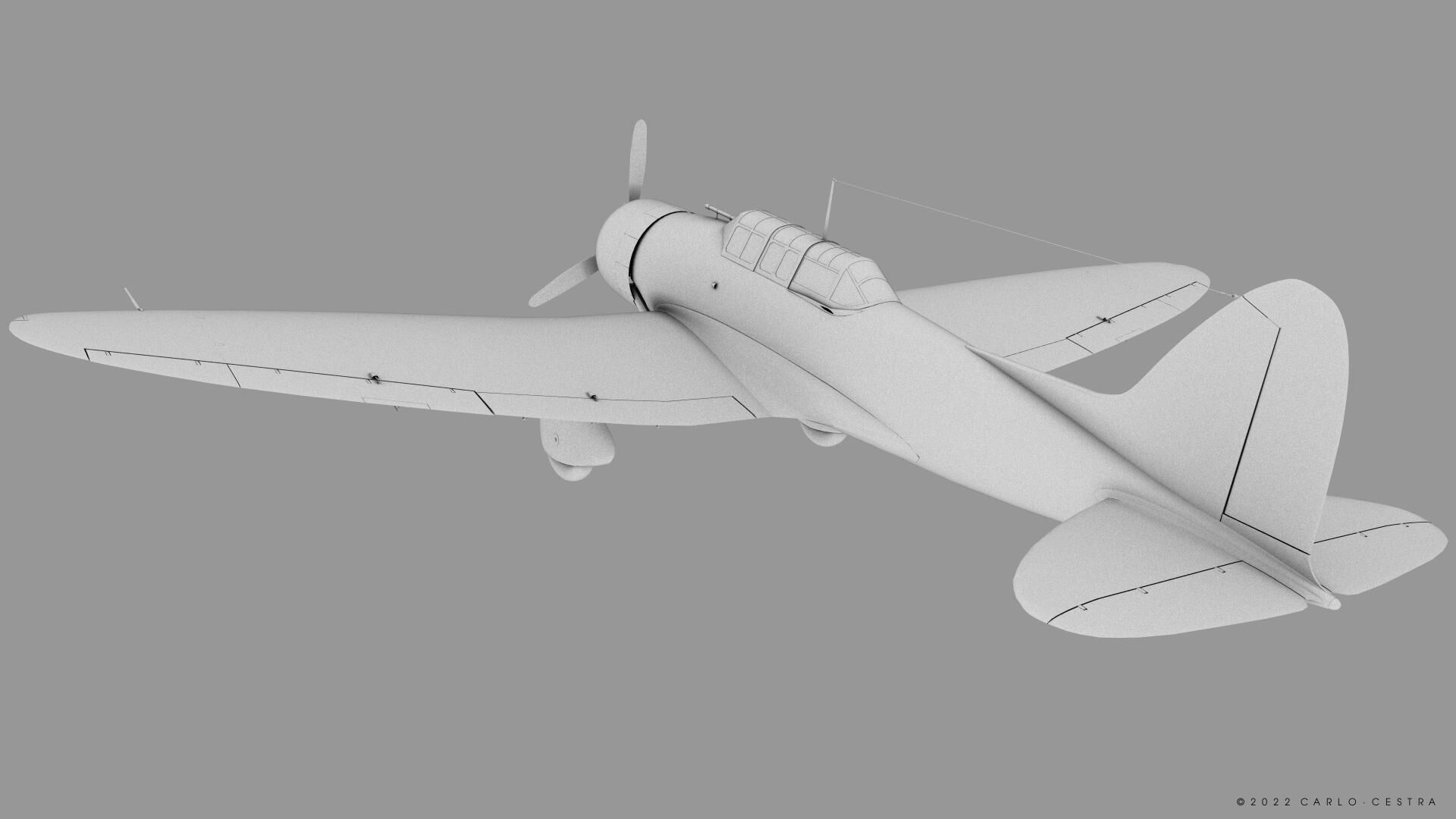 D3A1 - not rigged Low-poly 3D model_18