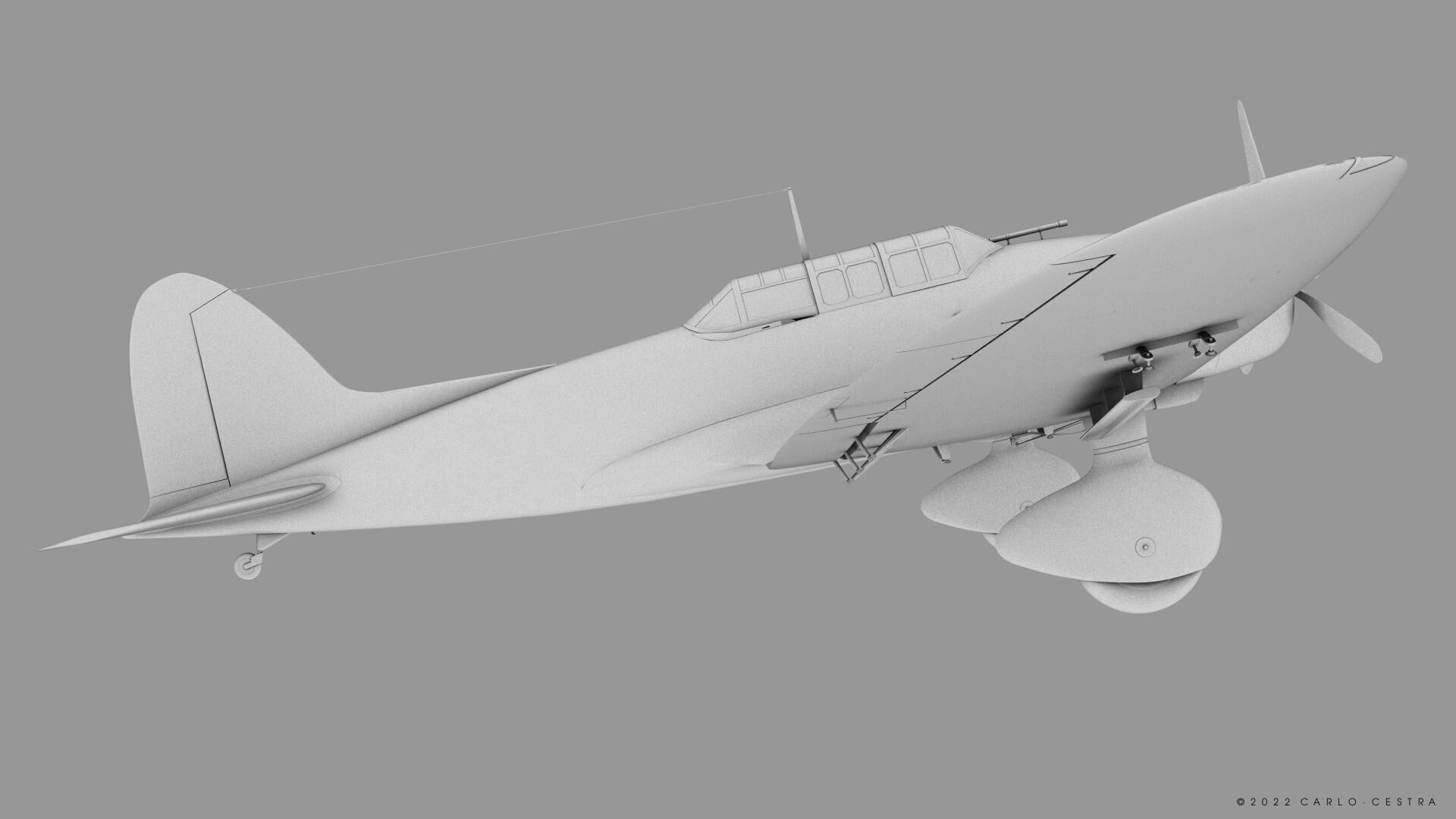 D3A1 - not rigged Low-poly 3D model_25