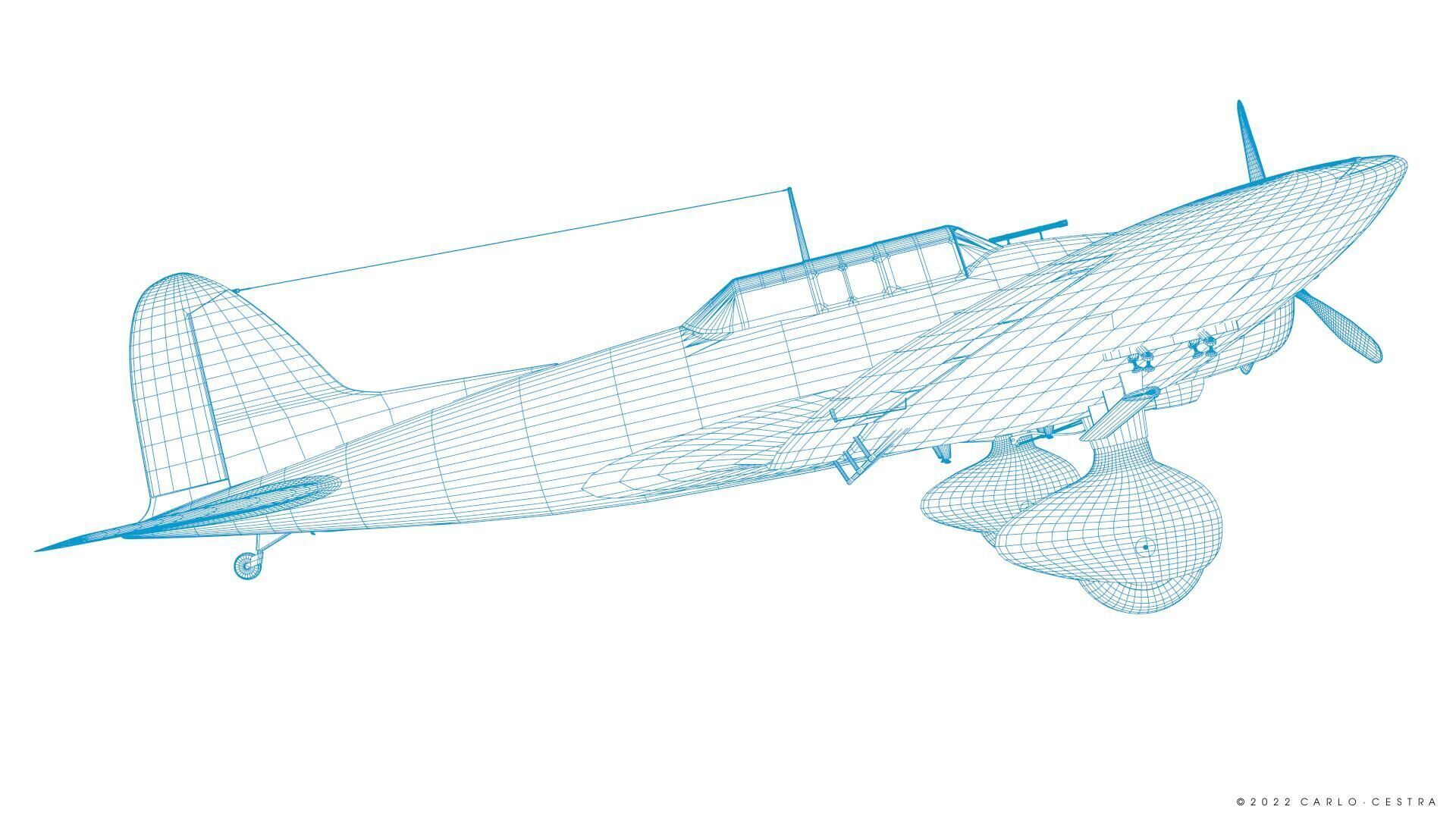 D3A1 - not rigged Low-poly 3D model_40
