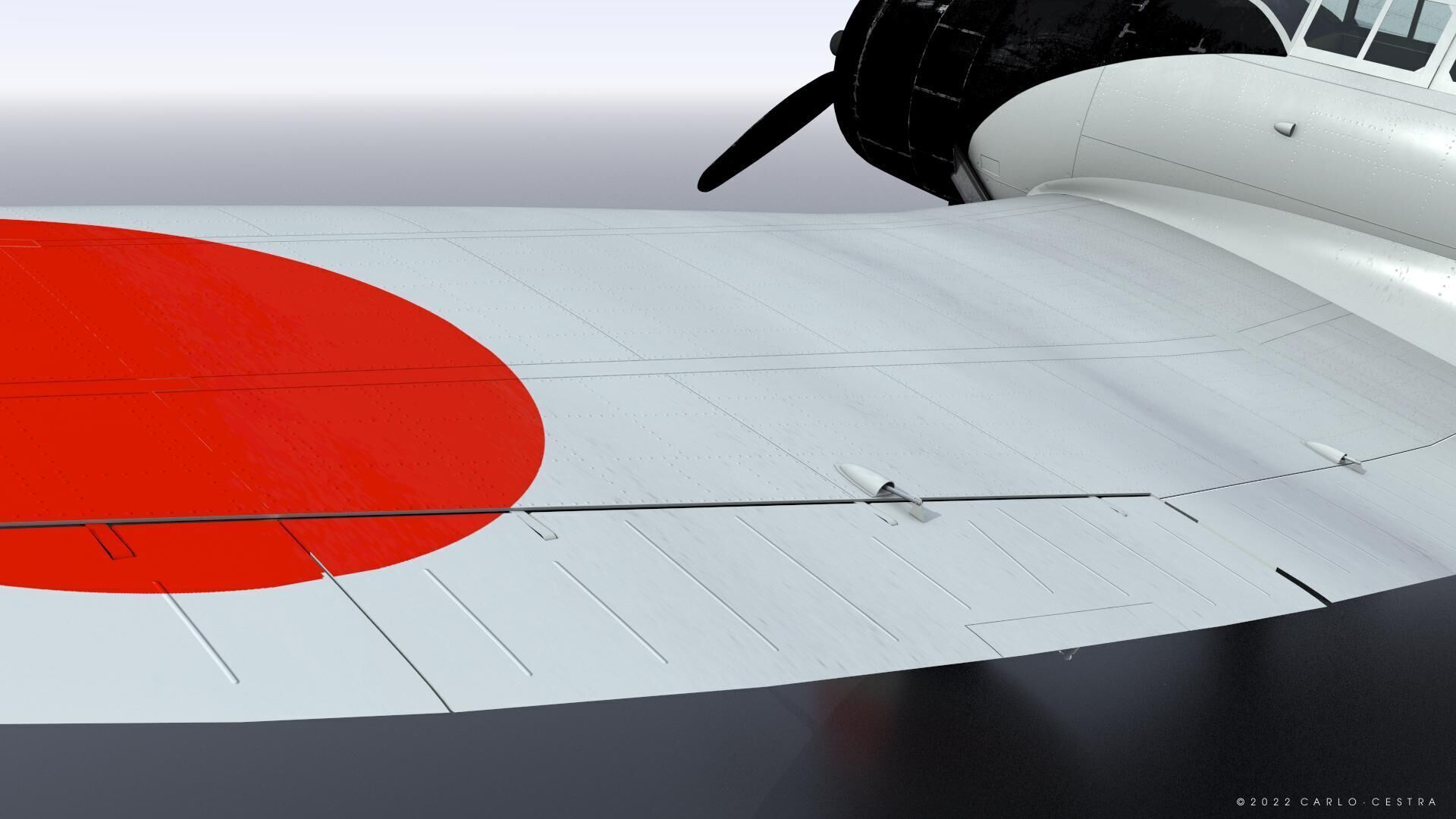 D3A1 - not rigged Low-poly 3D model_9