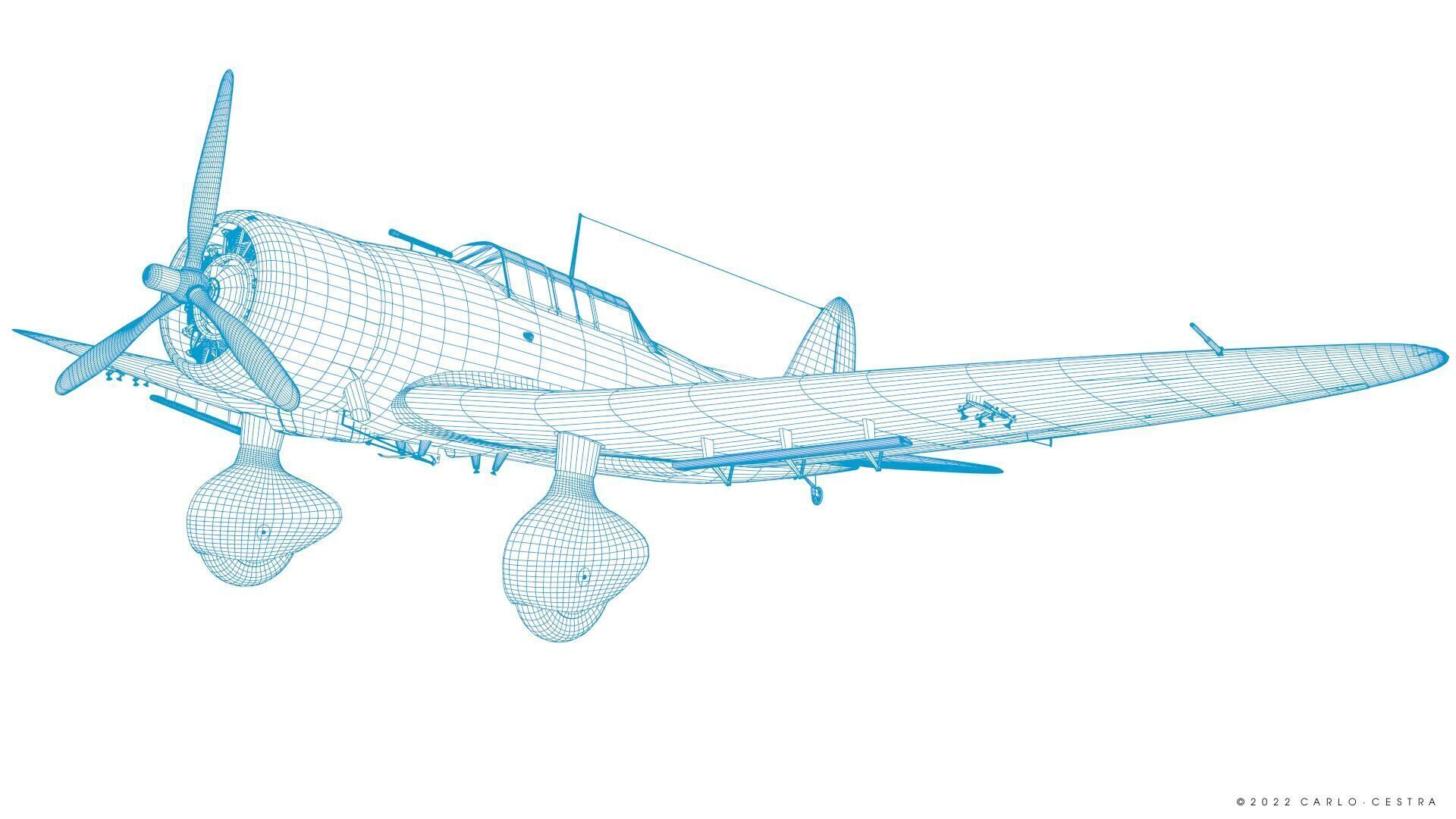 D3A1 - not rigged Low-poly 3D model_30