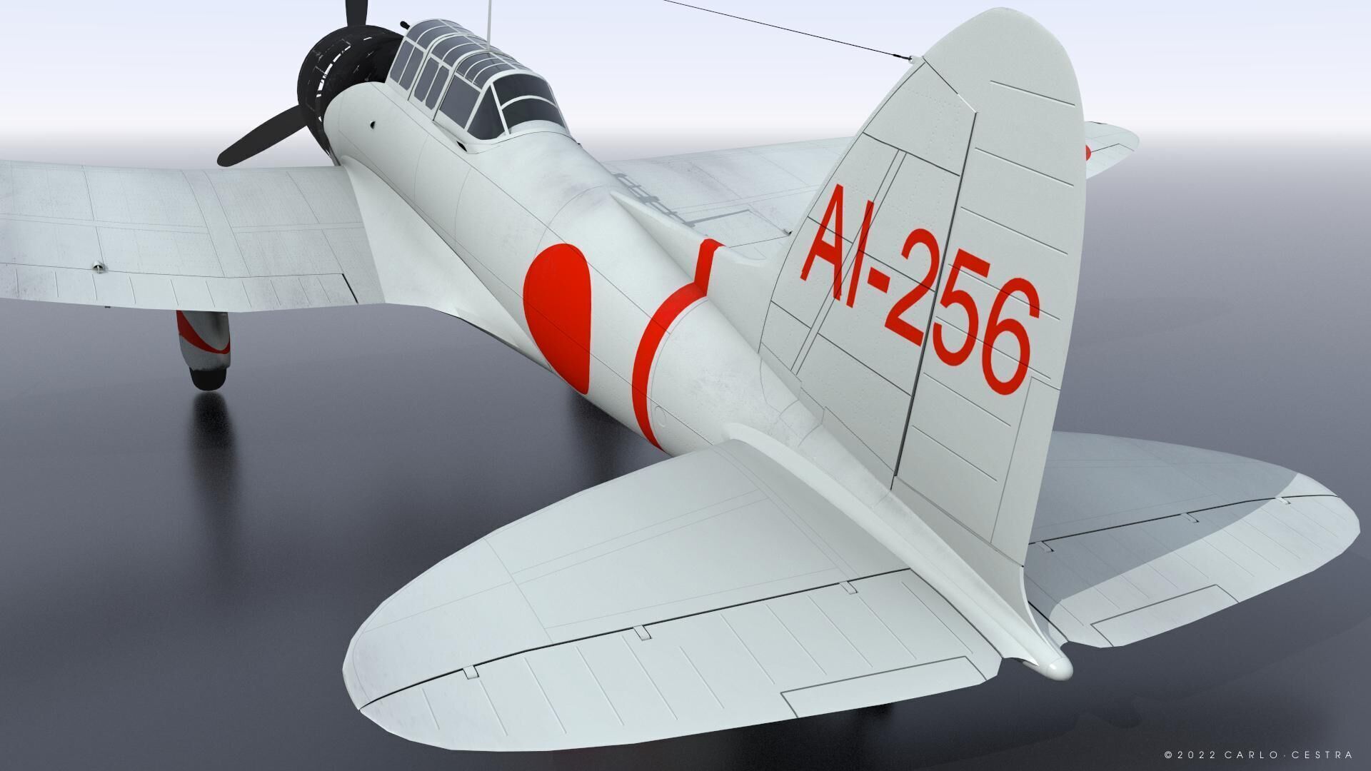 D3A1 - not rigged Low-poly 3D model_7