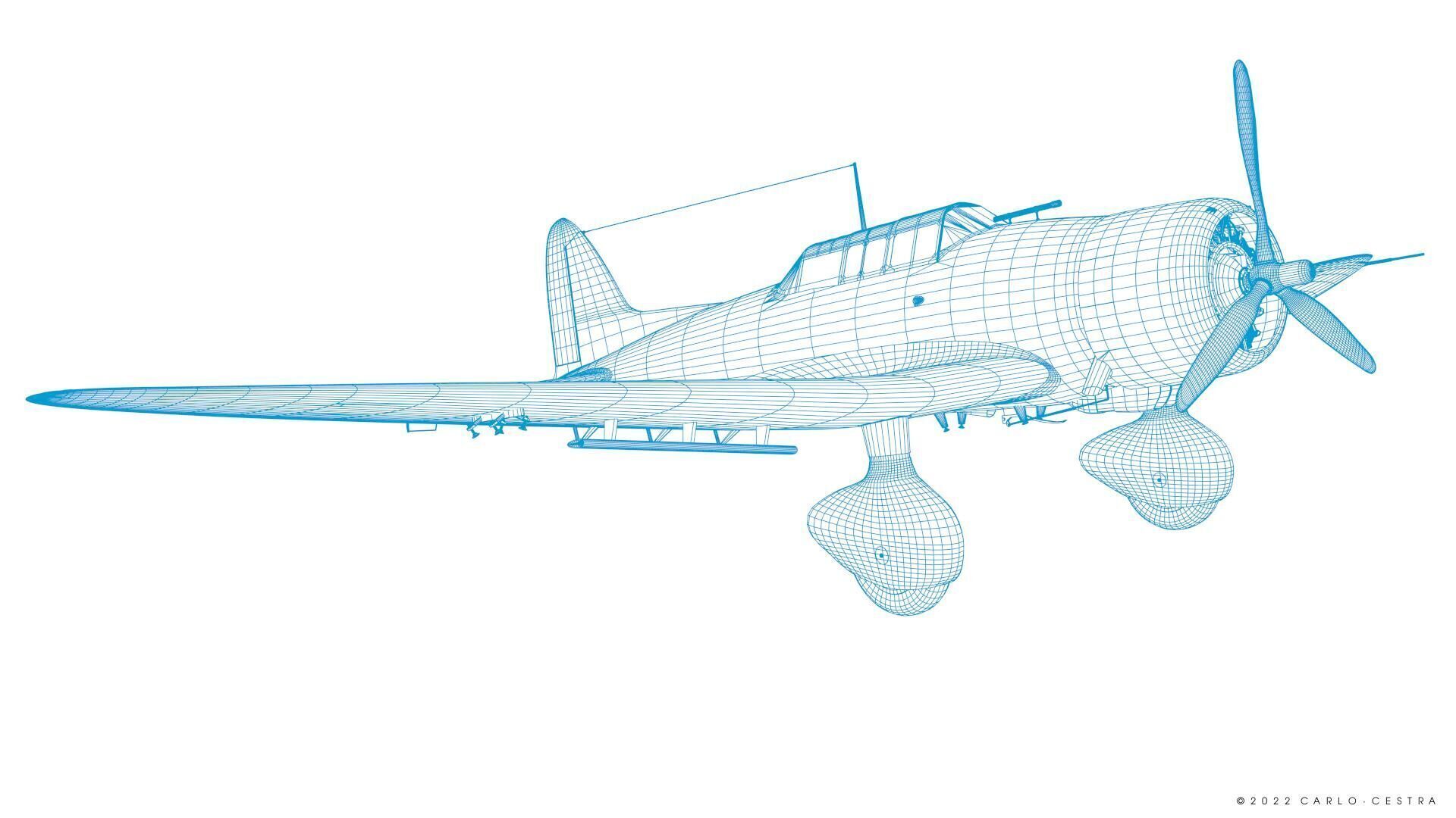 D3A1 - not rigged Low-poly 3D model_31