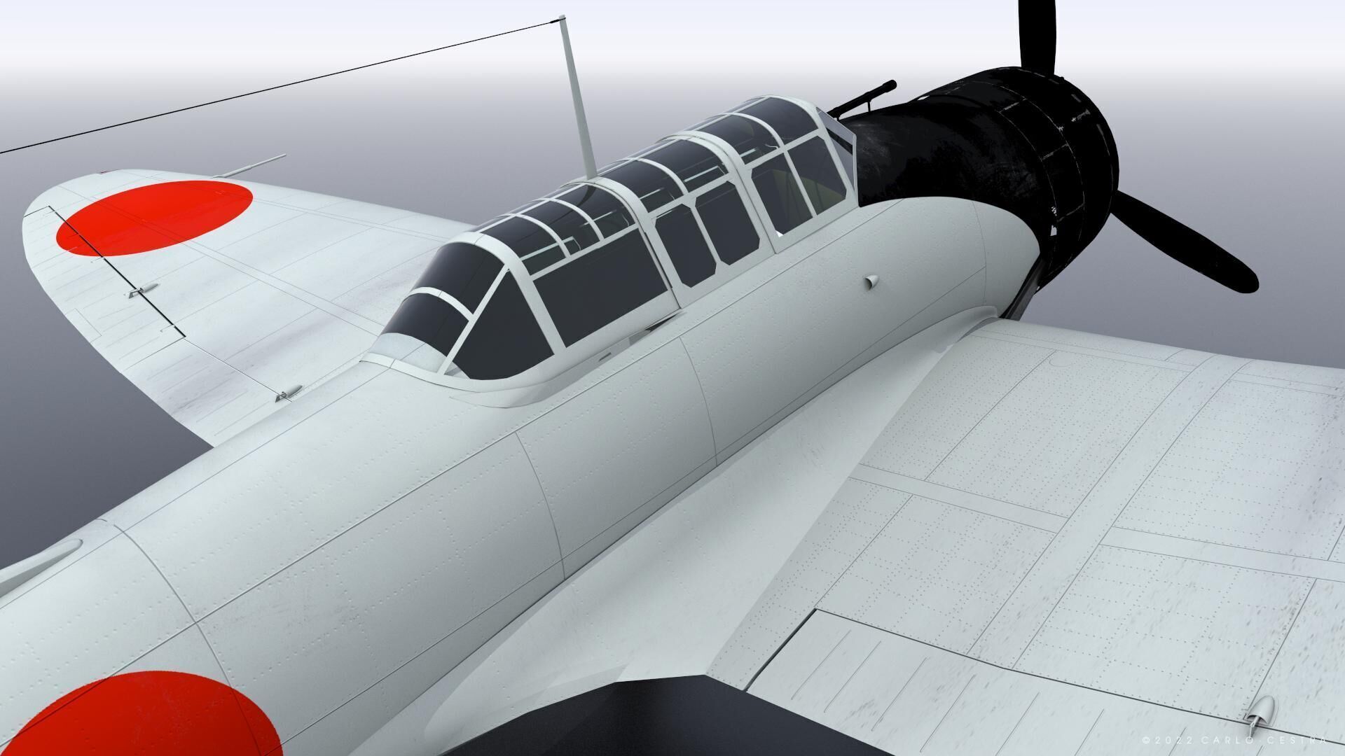 D3A1 - not rigged Low-poly 3D model_6