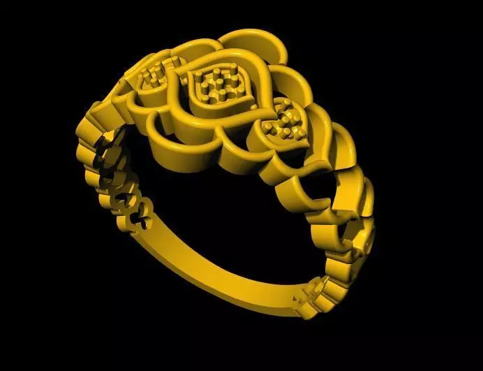 ring 3dm file 3D print model_0
