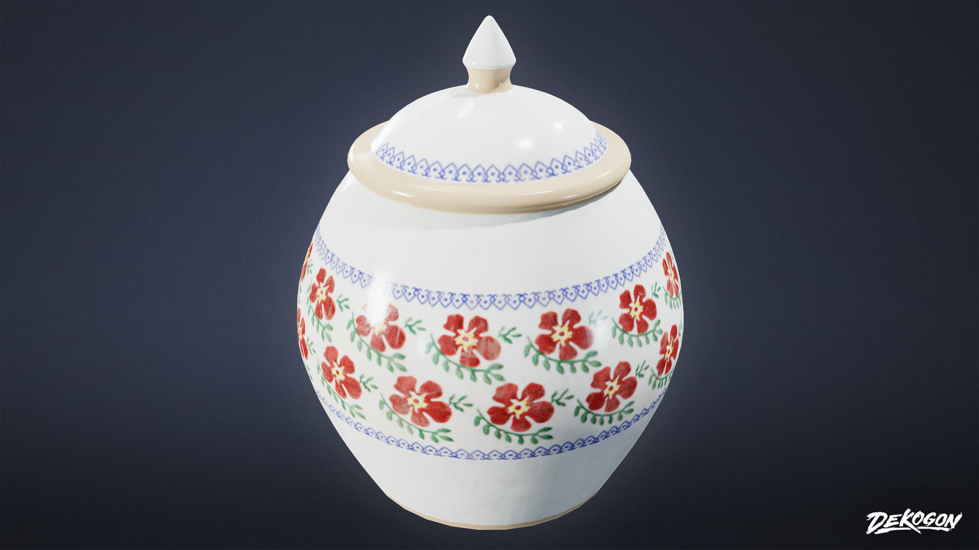 SUBURBS - House Decor 11 - LOW POLY AND NANITE Low-poly 3D model_15