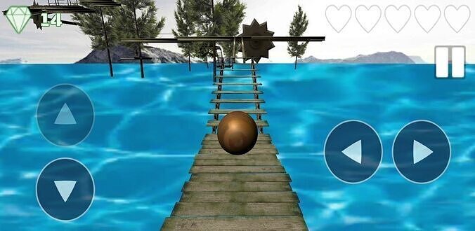 Low Poly Going Ball Balancer Project Low-poly 3D model