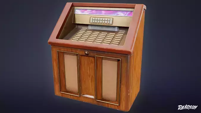 SUBURBS - Juke Box 01 - LOW POLY AND NANITE