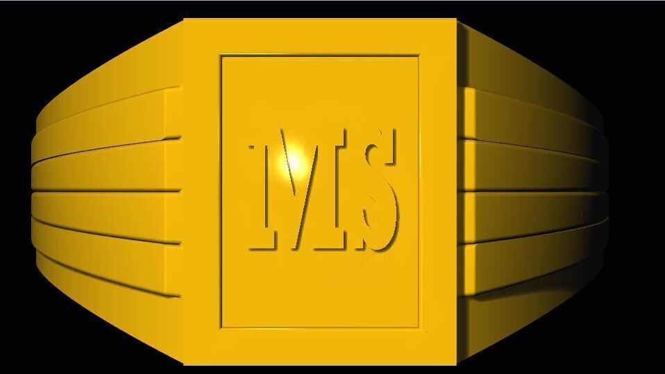 Gents Ring 3dm file 3D print model_1