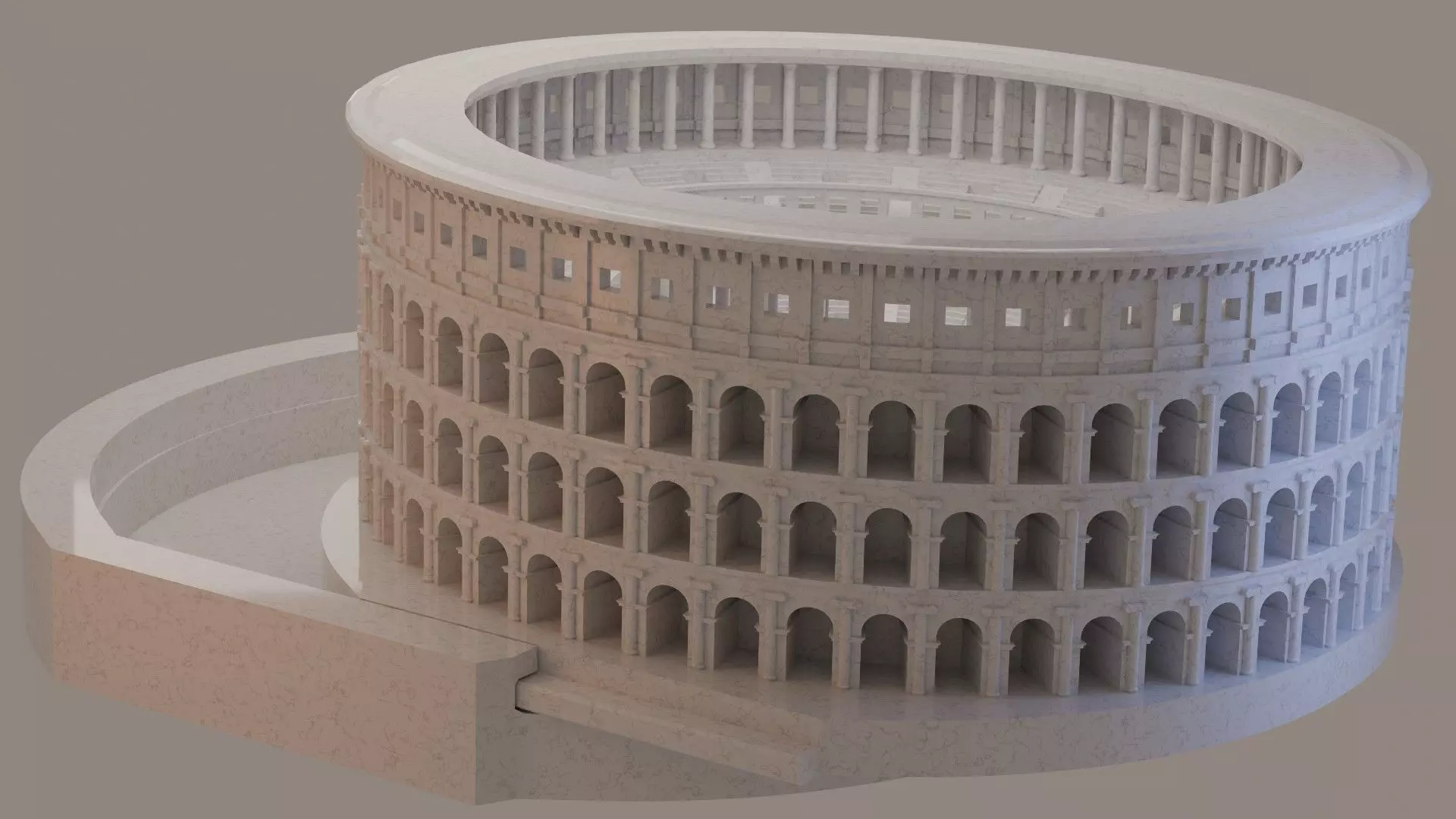 Colosseum for Aquariums 3D print model_0