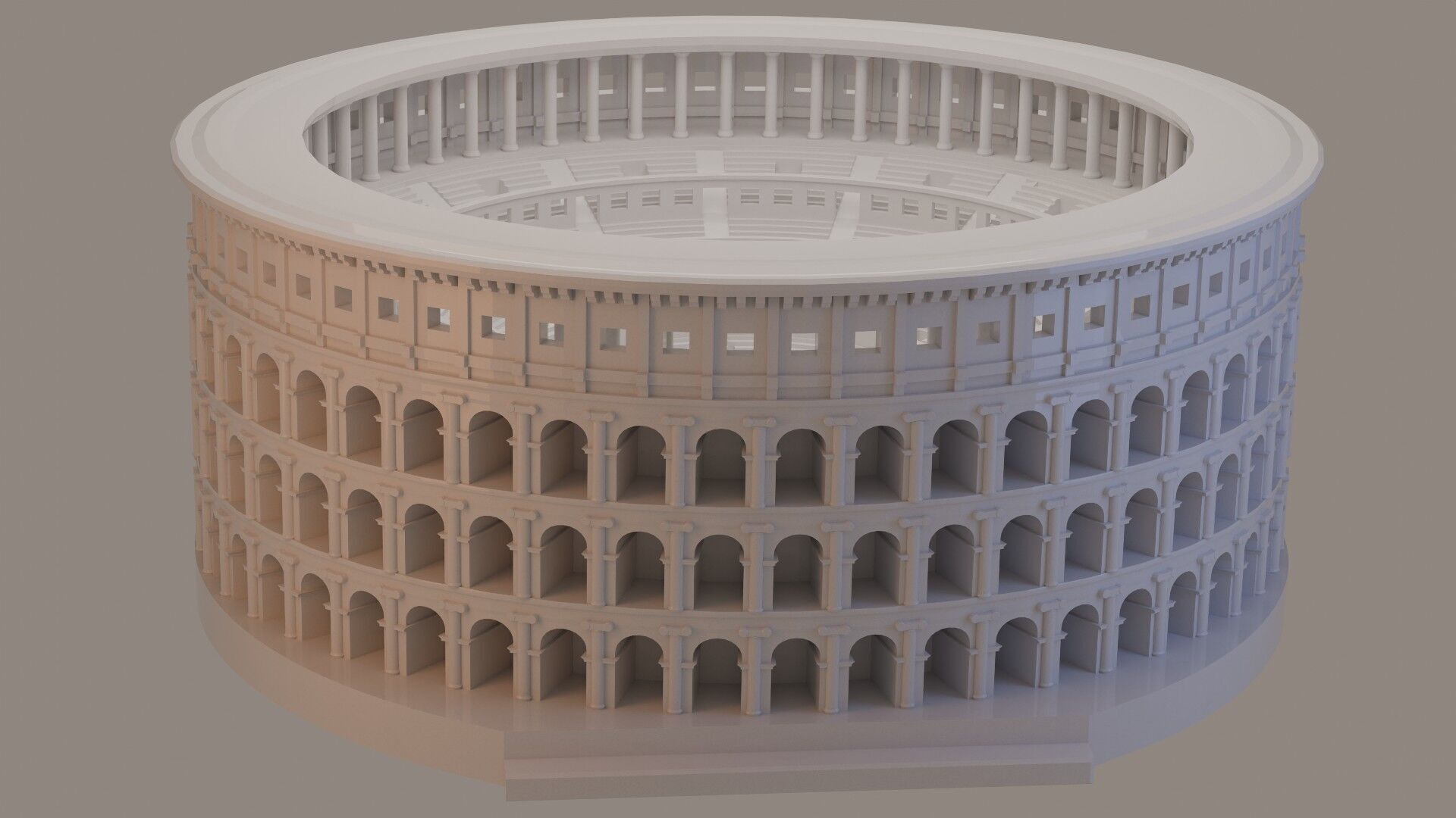 Colosseum for Aquariums 3D print model_6