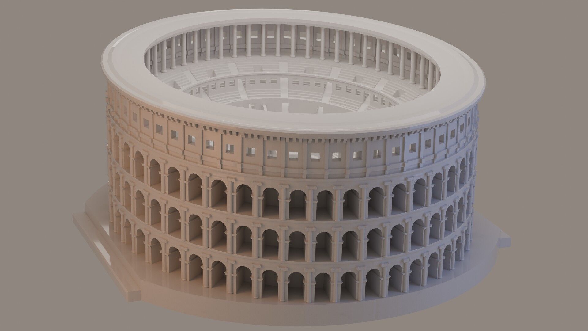 Colosseum for Aquariums 3D print model_7