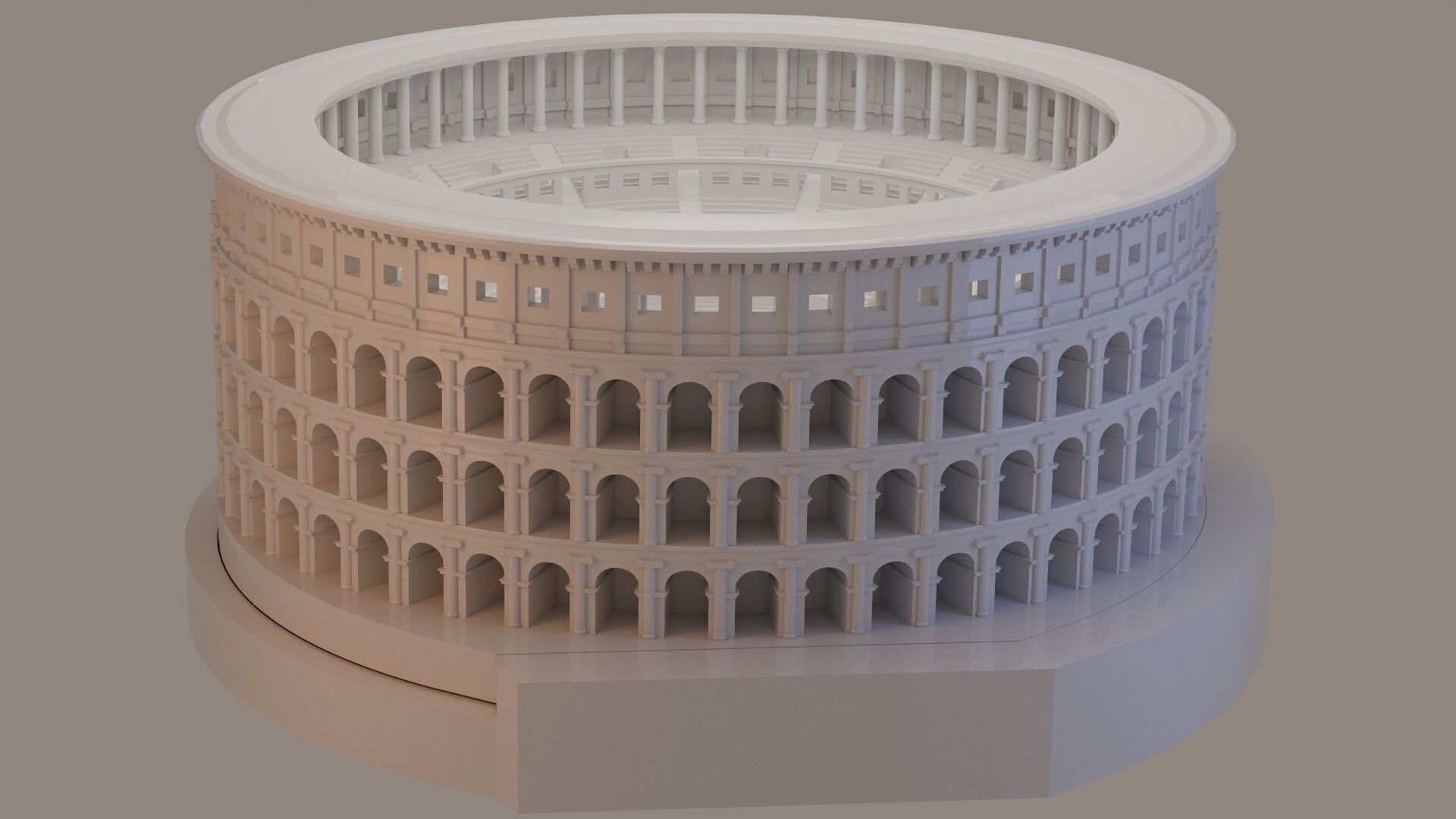Colosseum for Aquariums 3D print model_3