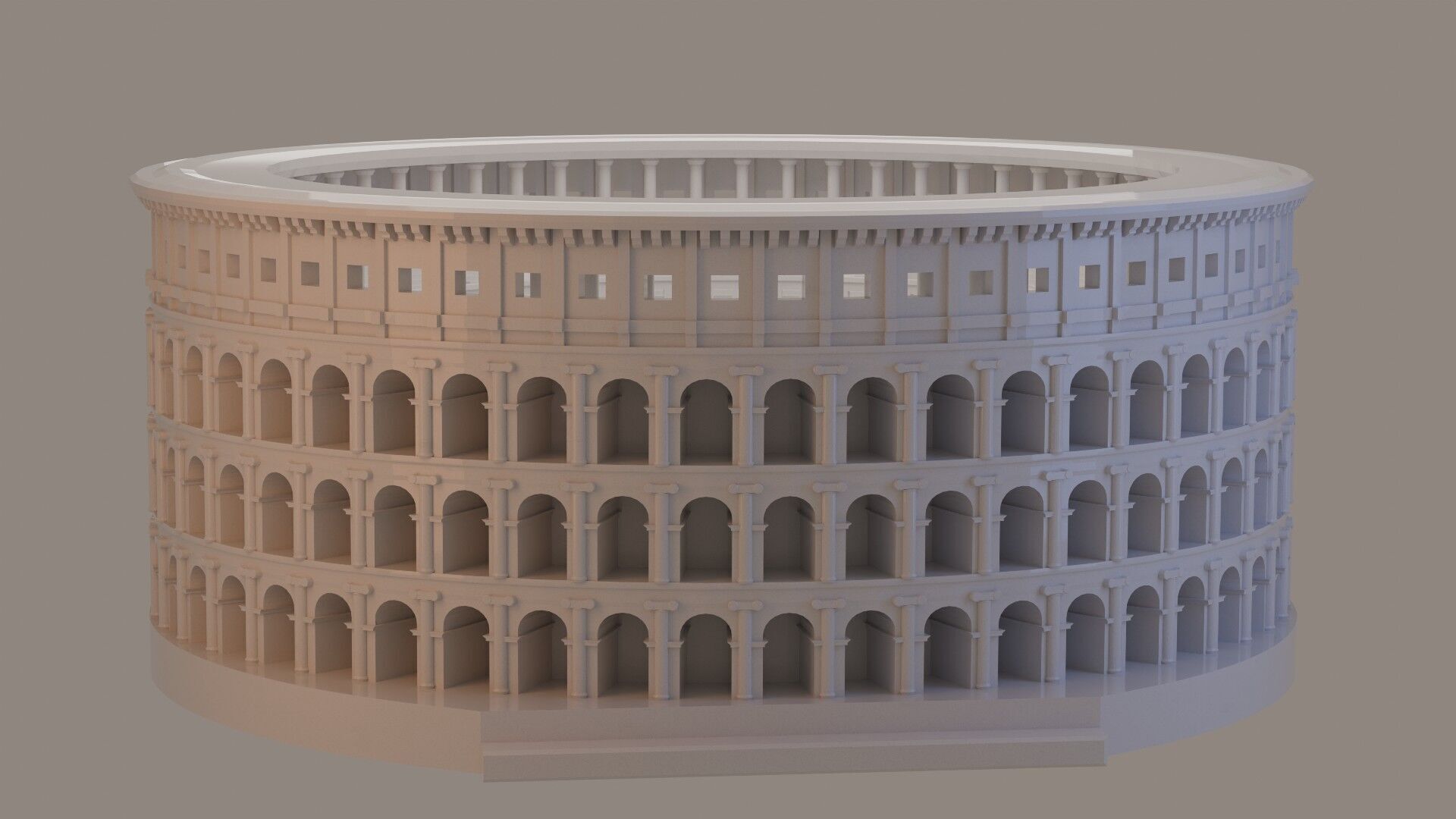 Colosseum for Aquariums 3D print model_5