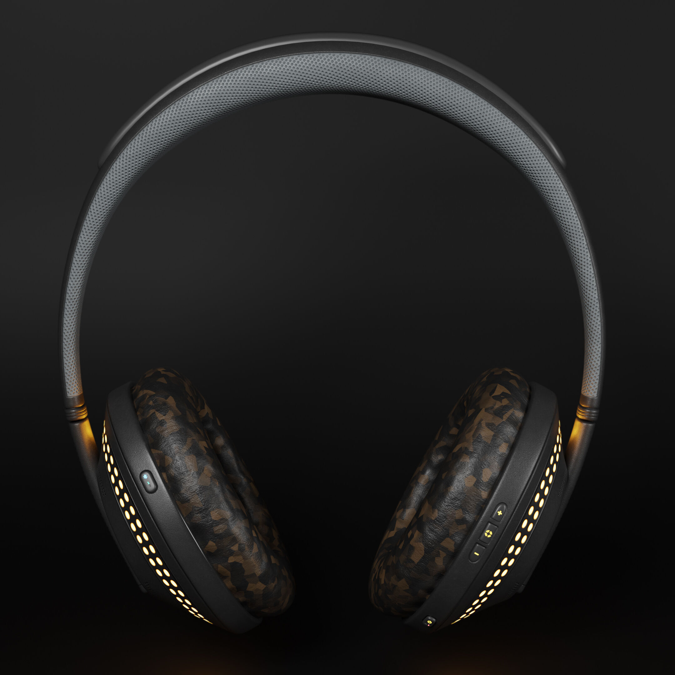 Noise-Cancelling Headphones Sonix NC-15 Low-poly 3D model_3