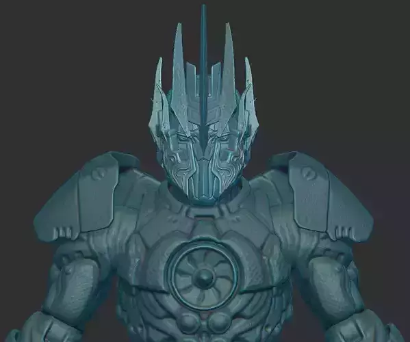 Warpriest head for Cosmic and Mythic Legions