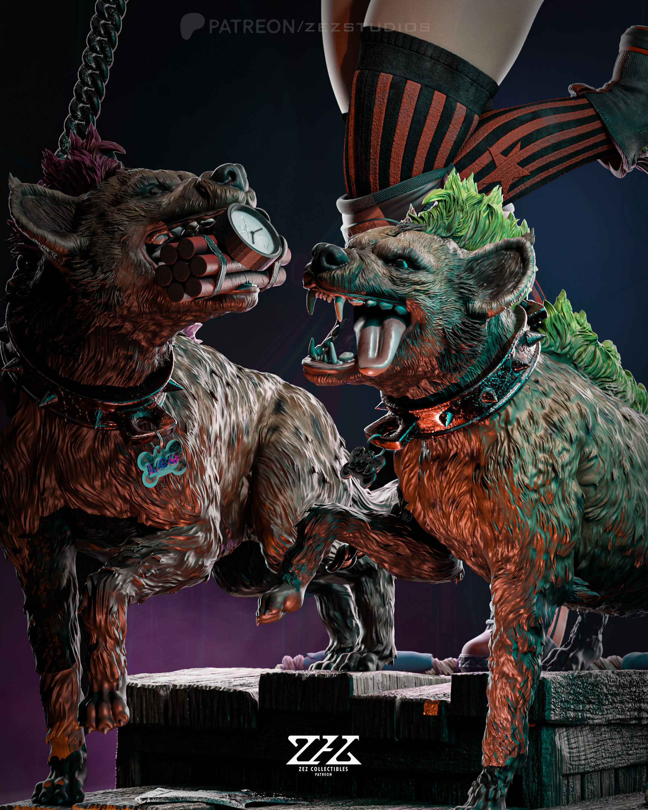 Harley Quinn - STL 3D print model_3