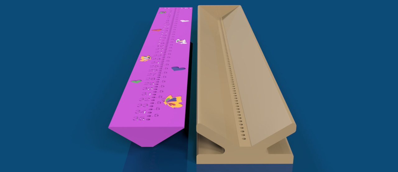 Bookbinding Cradle 3 sizes V2 Book binding tools 3D print model_7