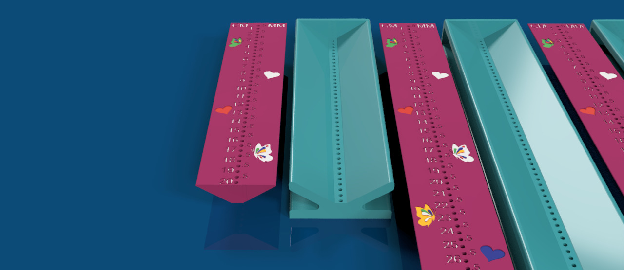 Bookbinding Cradle 3 sizes V2 Book binding tools 3D print model_2