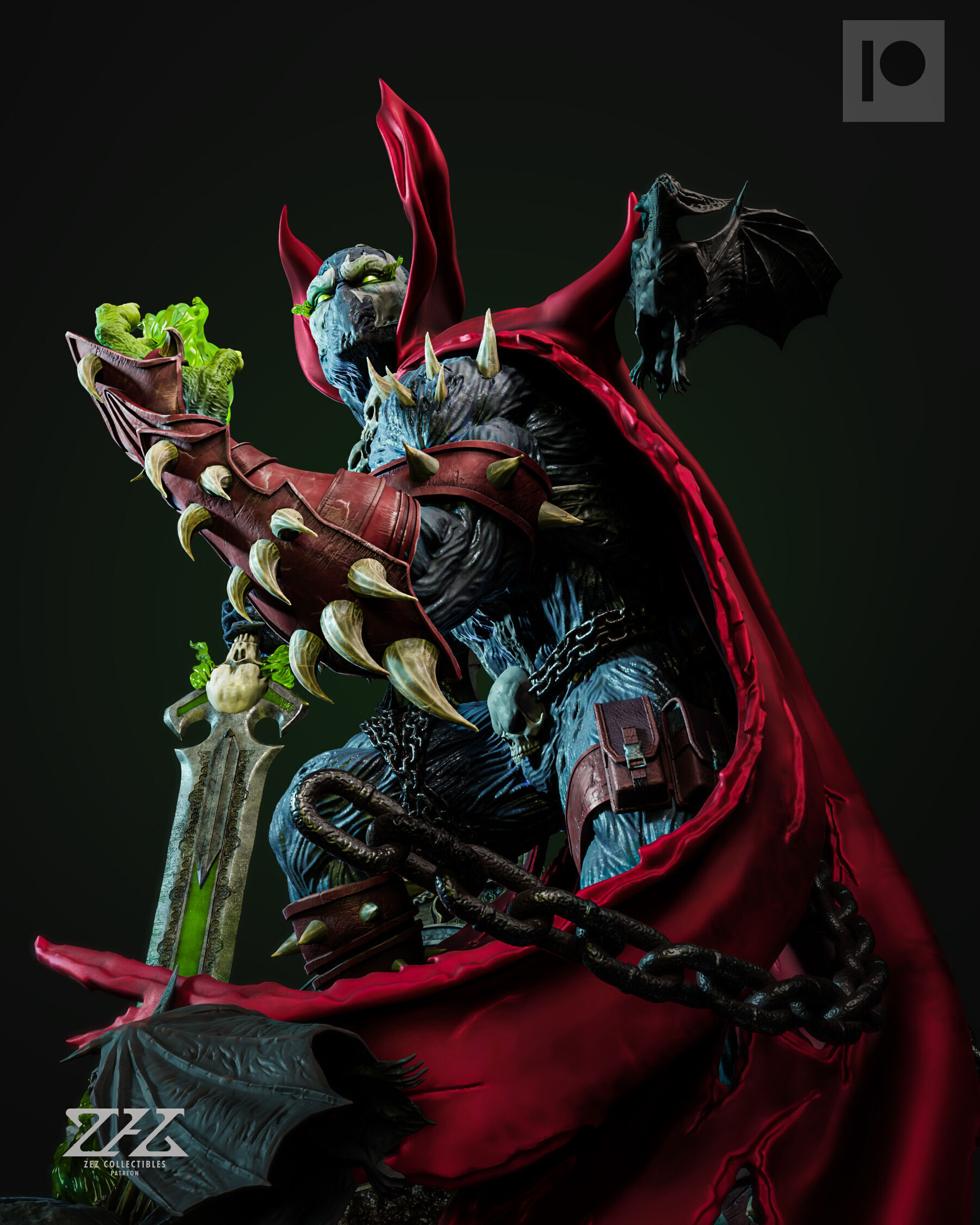 Spawn - STL 3D print model_9