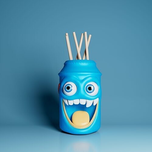 3D Printable - Creative Pen Stand 3D print model
