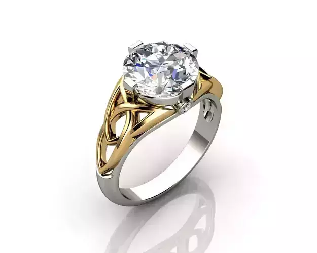 Celtic Engagement Rings 3D print model