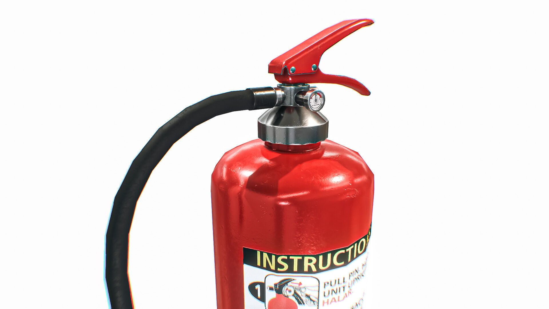 Fire Extinguisher 3D Model Low-poly 3D model_2