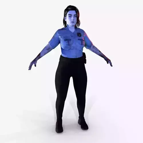 Zombie Police Officer 02