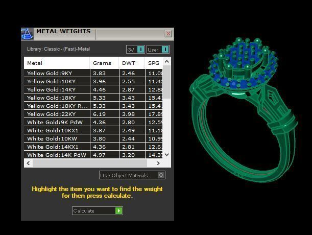 cluster diamond ring for diamonds 3D print model_19