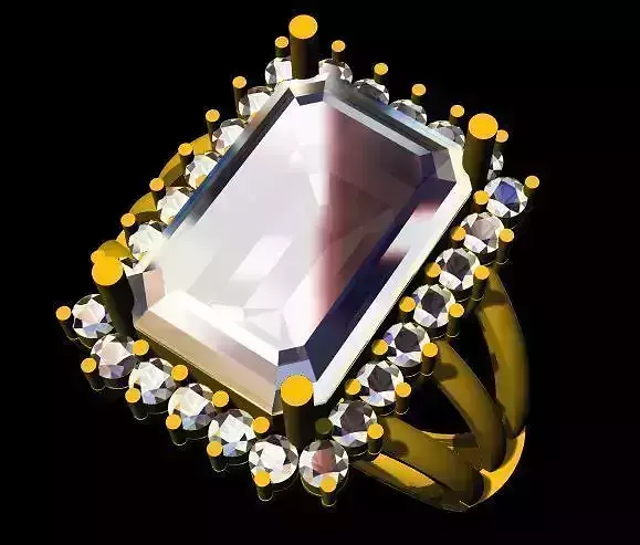 Cluster Ring 3dm file