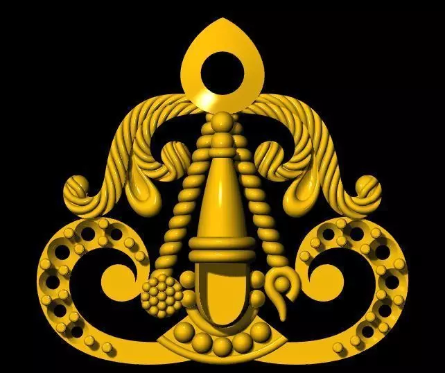 Balaji Pendant 3dm file 3D print model_0