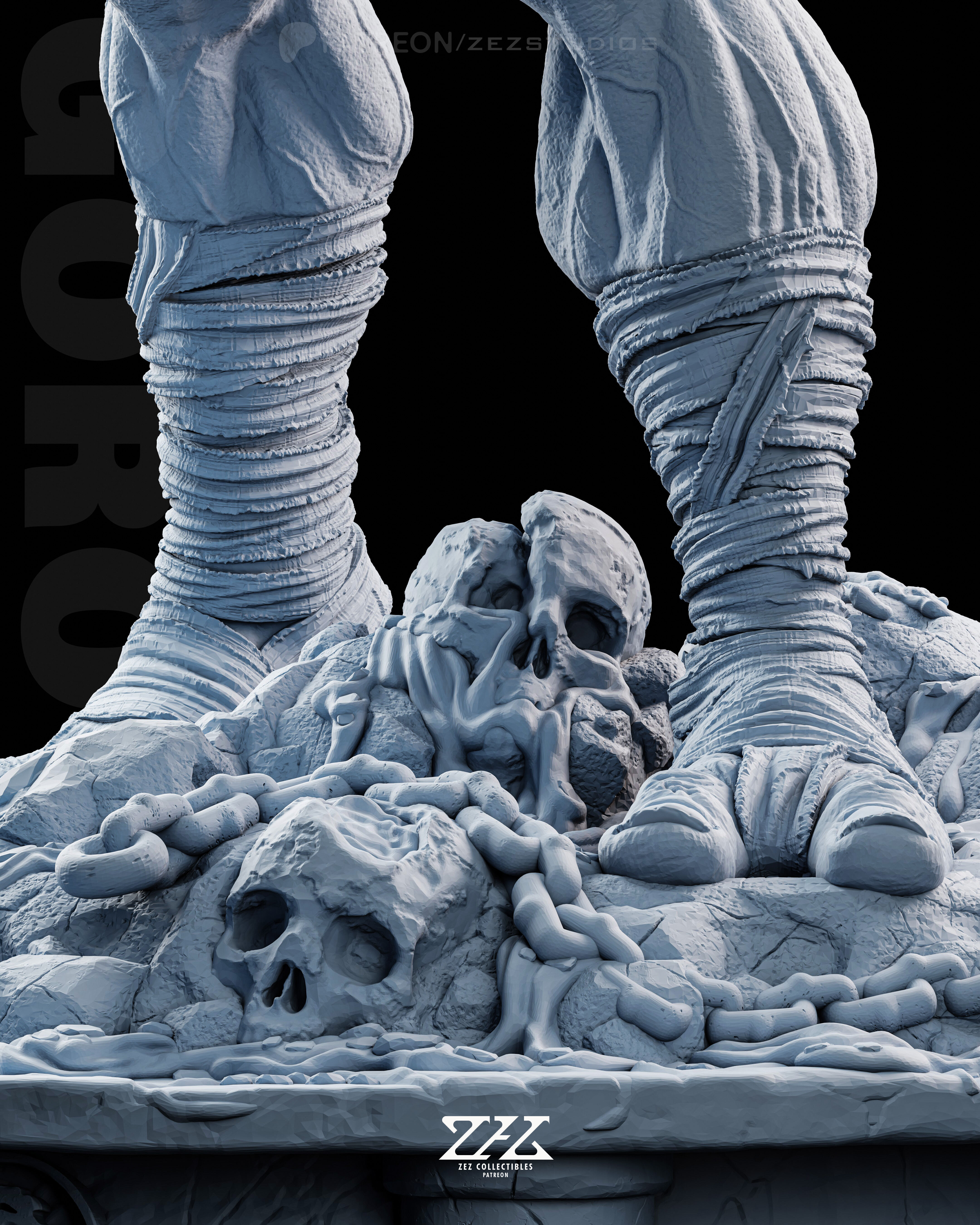 Goro Mortal Kombat - STL 3D print model_9