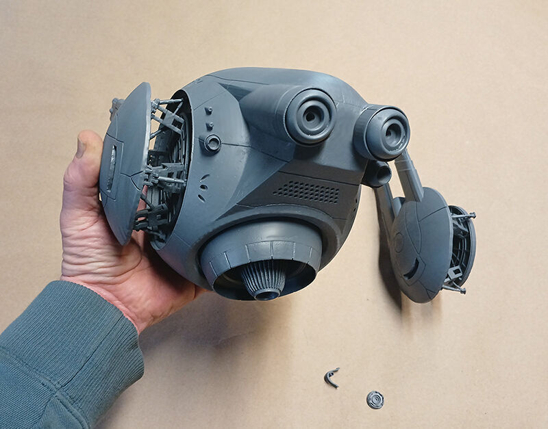 OBLIVION Defender DRONE STL file set for 3D printing 3D print model_26