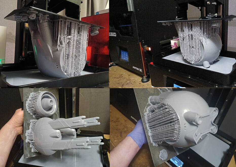 OBLIVION Defender DRONE STL file set for 3D printing 3D print model_27