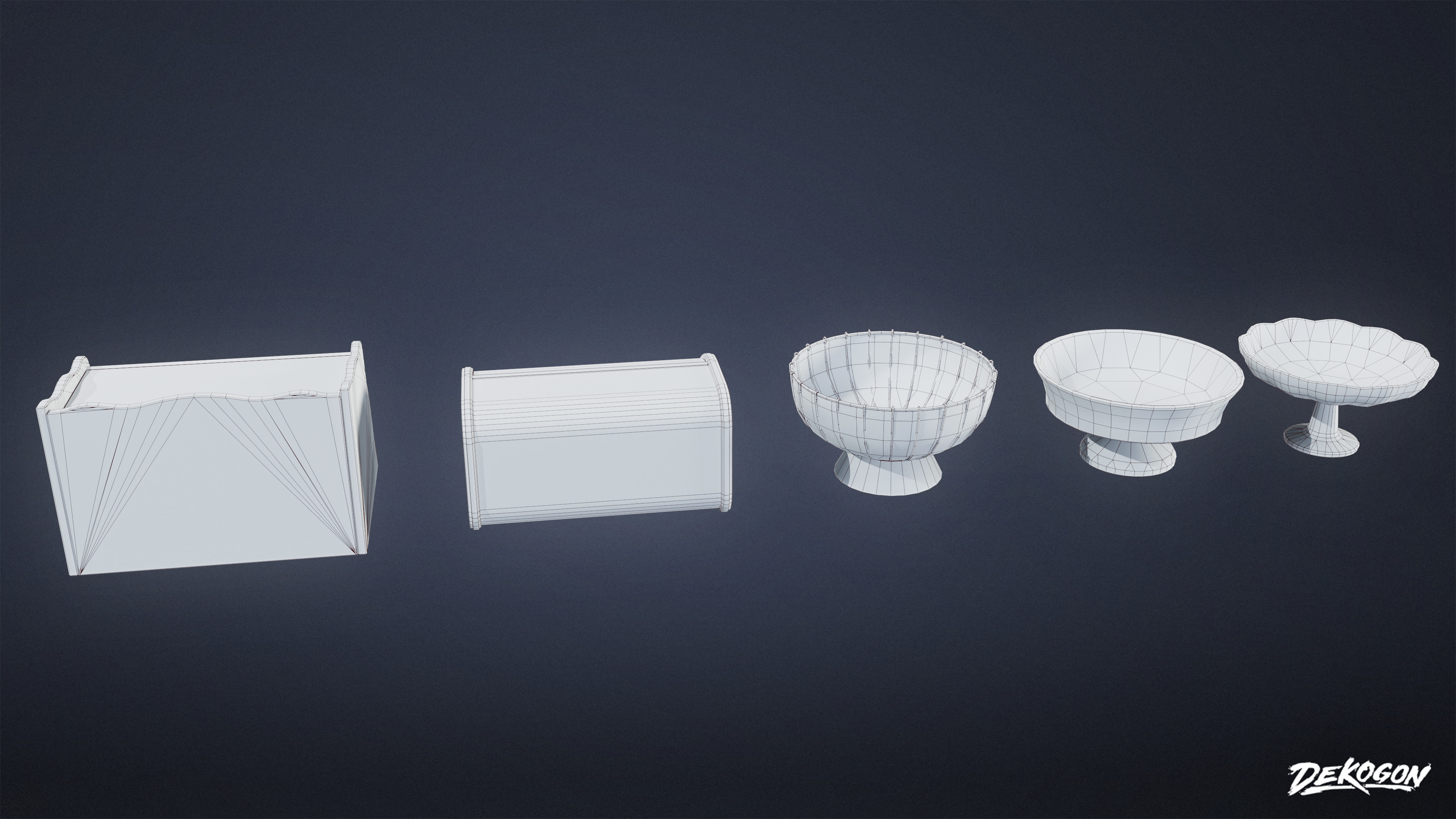 SUBURBS - Kitchen Additions Set 02 - LOW POLY AND NANITE Low-poly 3D model_16