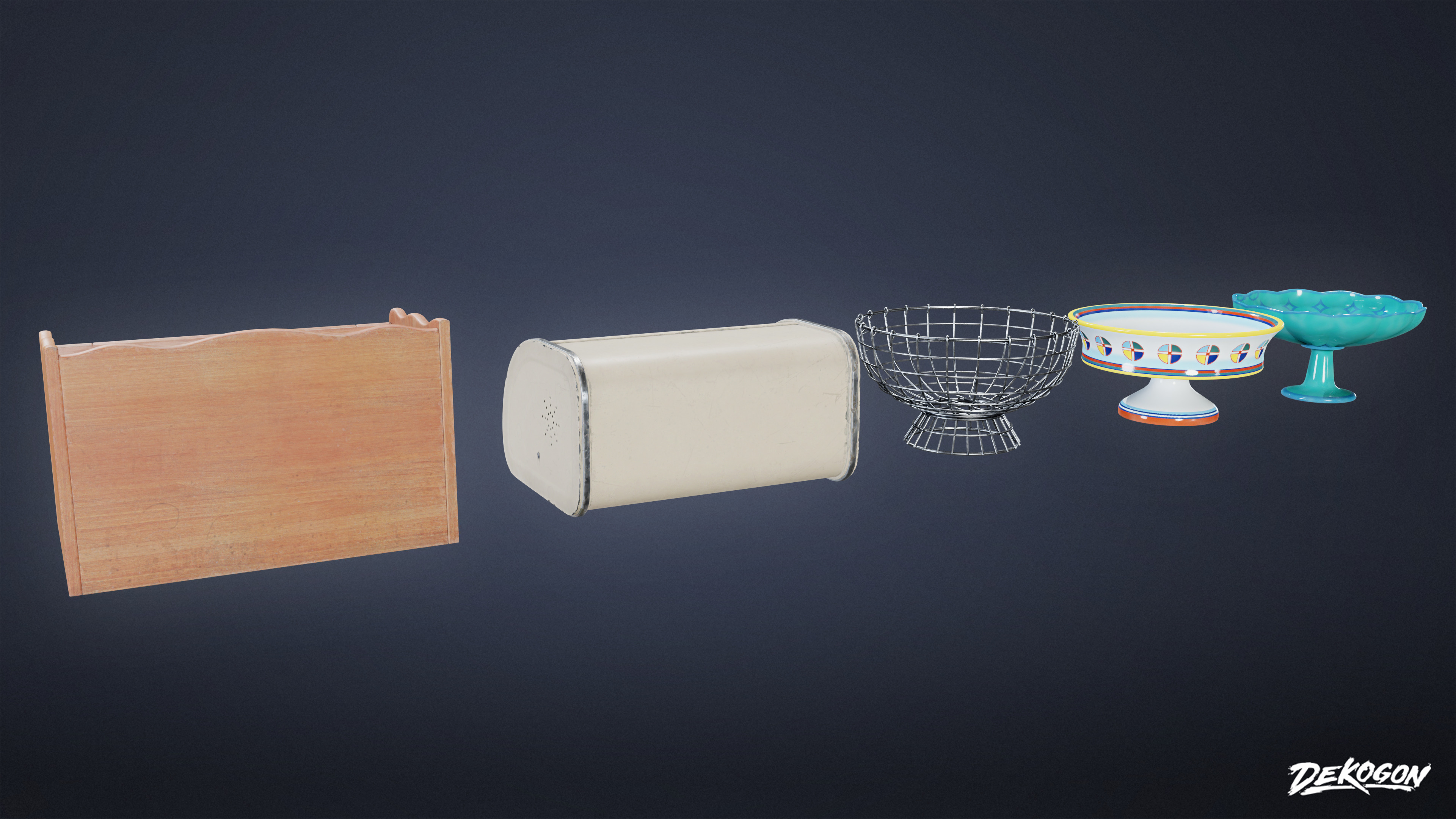SUBURBS - Kitchen Additions Set 02 - LOW POLY AND NANITE Low-poly 3D model_2