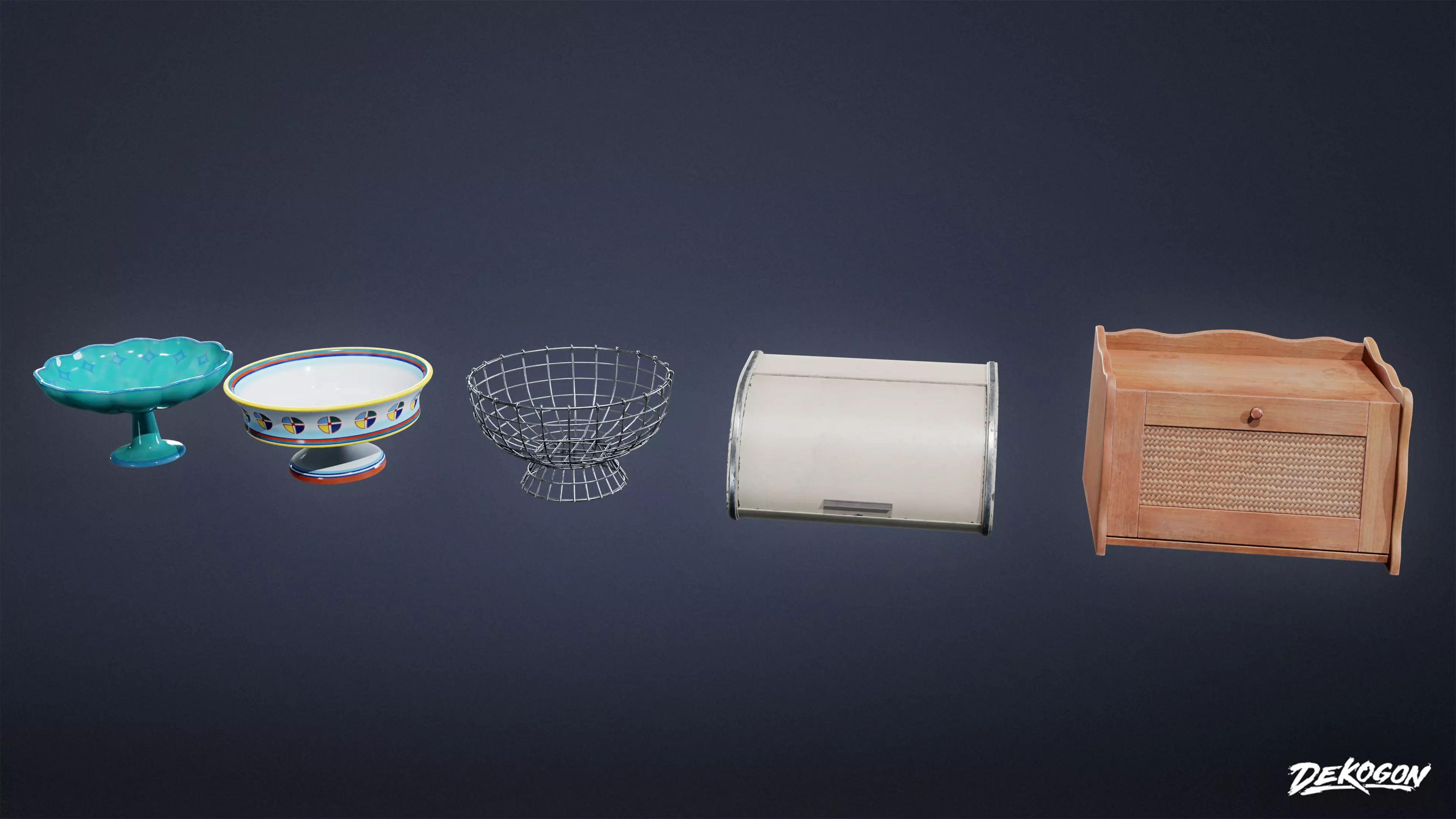 SUBURBS - Kitchen Additions Set 02 - LOW POLY AND NANITE Low-poly 3D model_0