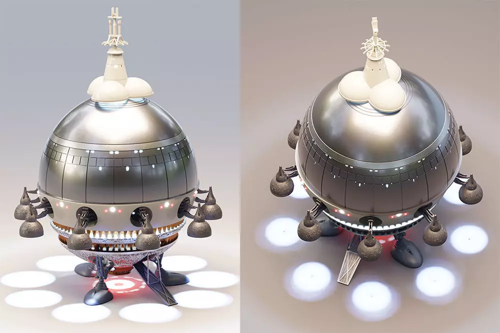 ET STARSHIP for 3D printing EXTRA TERRESTRIAL  3D model_0