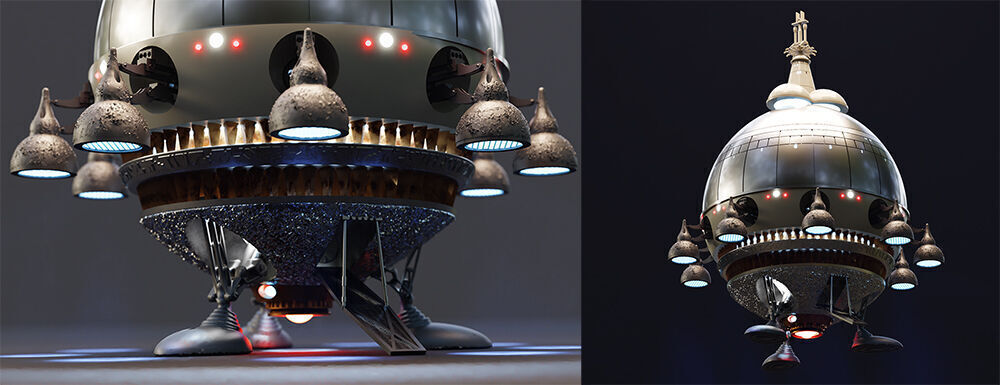 ET STARSHIP for 3D printing EXTRA TERRESTRIAL  3D model_6