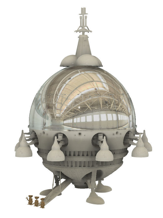 ET STARSHIP for 3D printing EXTRA TERRESTRIAL  3D model_12