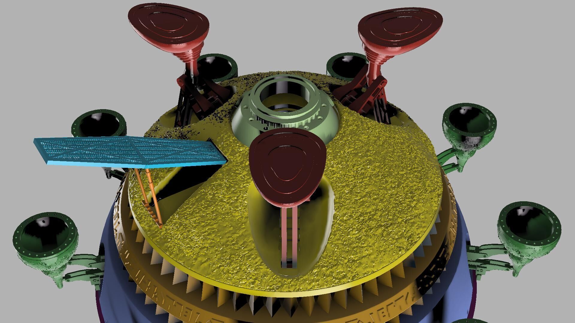 ET STARSHIP for 3D printing EXTRA TERRESTRIAL  3D model_31